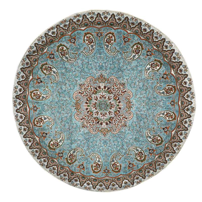 رومیزی ترمه مدل نسترن کد GSBZR1-1