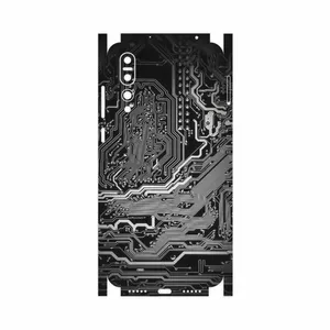 MAHOOT Black-Printed-Circuit-Board-FullSkin Cover Sticker for Huawei P20 Pro