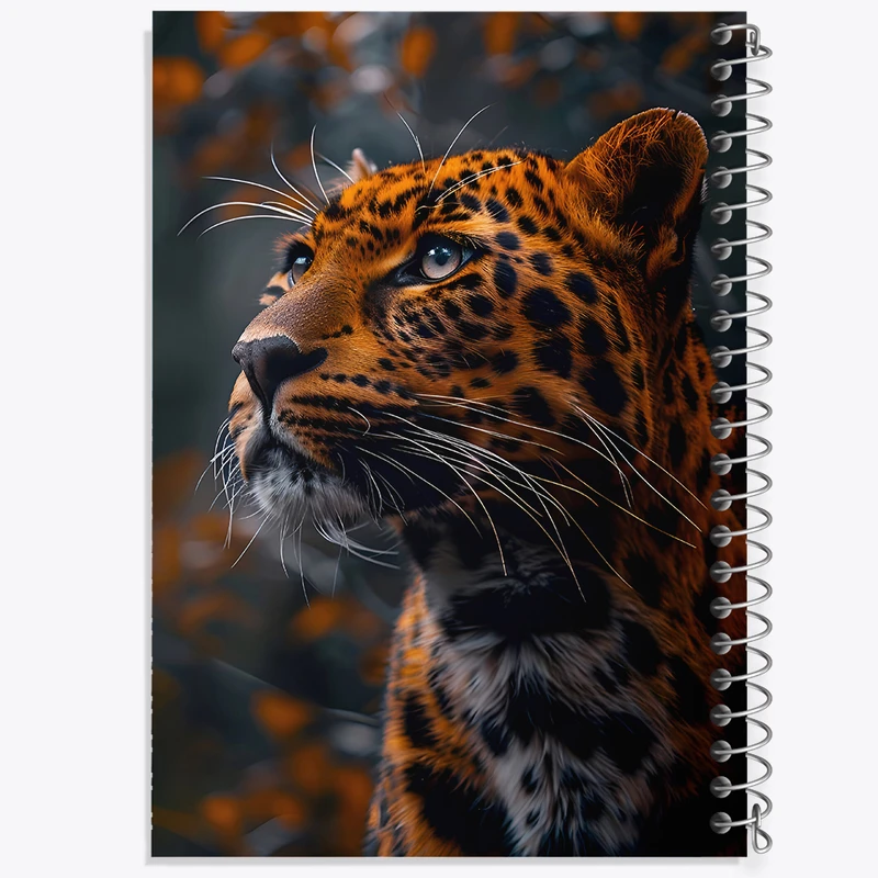 دفتر شطرنجی 50 برگ خندالو طرح پلنگ کد F6626