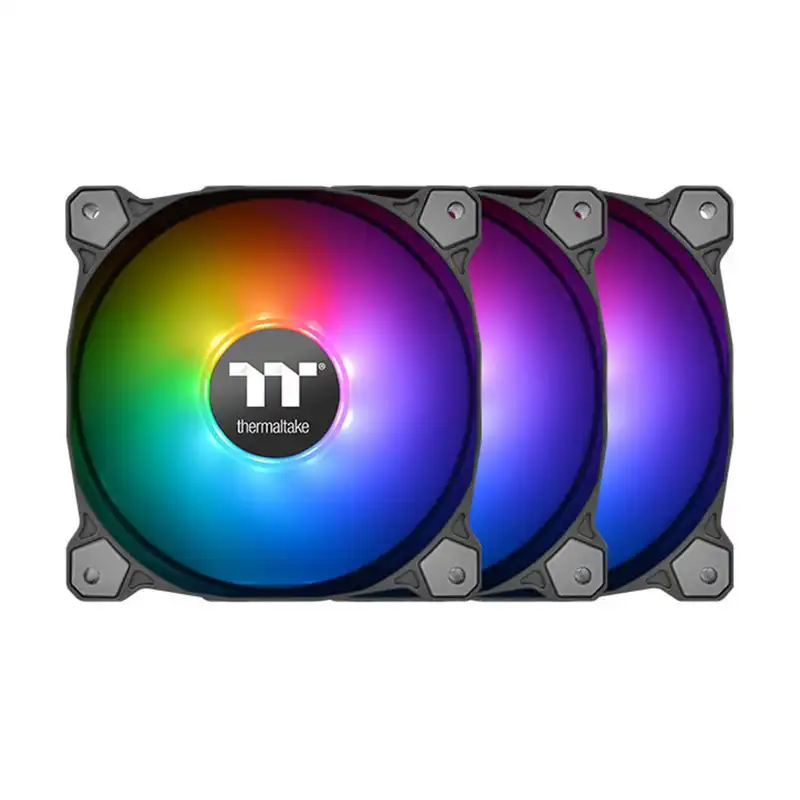 فن کیس ترمالتیک مدل Pure 12 ARGB Sync Radiator Fan TT Premium Edition بسته 3 عددی