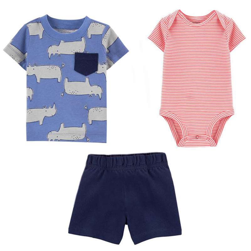 ست 3 تکه لباس نوزادی کارترز مدل 1813