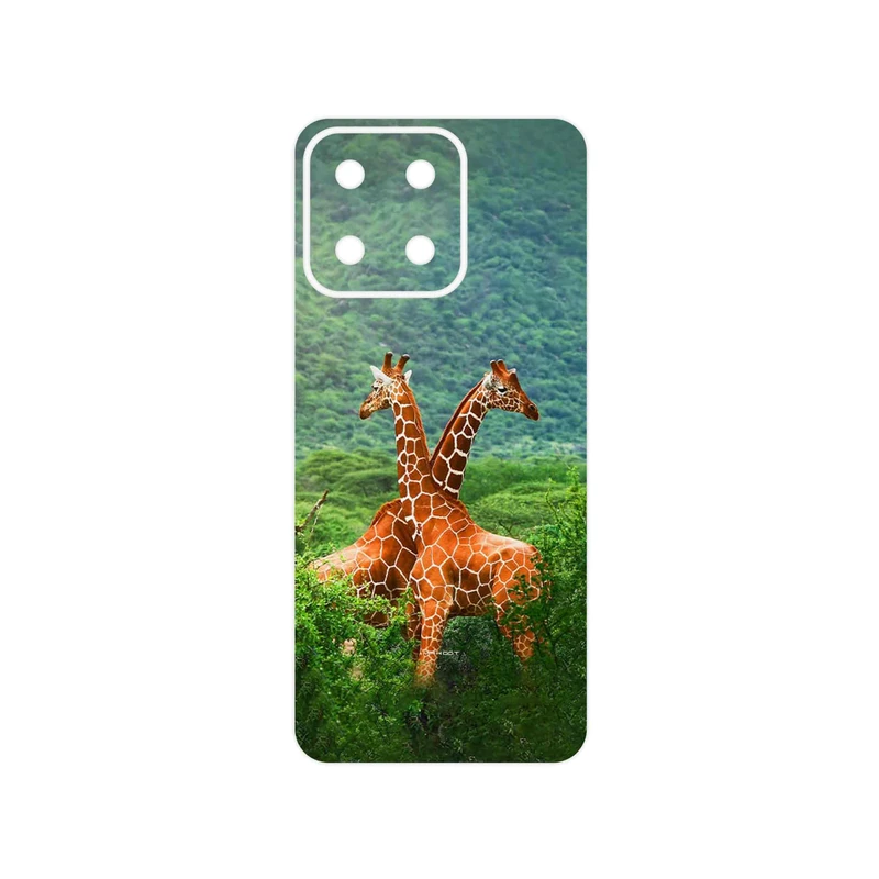 برچسب پوششی ماهوت مدل Giraffe مناسب برای گوشی موبایل آنر X7c