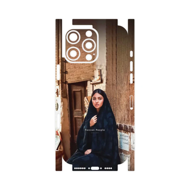 برچسب پوششی ماهوت مدل Portrait of an Iranian Woman-FullSkin مناسب برای گوشی موبایل اپل iPhone 16 Pro Max