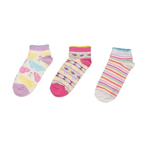 جوراب دخترانه ال سی وایکیکی مدل S272782Z4-K00-MIXYARNDYED بسته 3 عددی