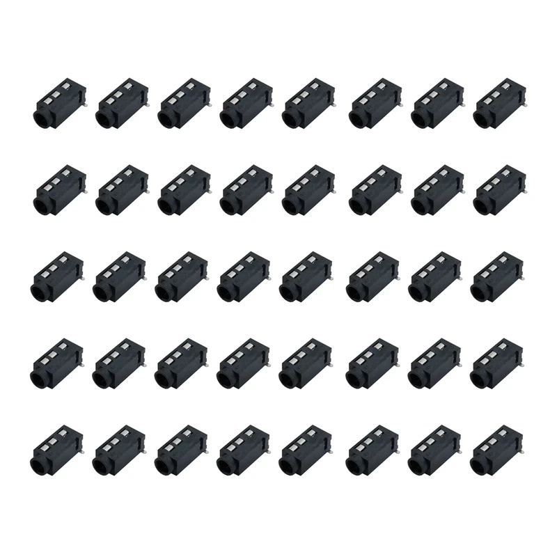  سوکت مادگی هدفون کد 3.5mm_aux_smd بسته 40 عددی 