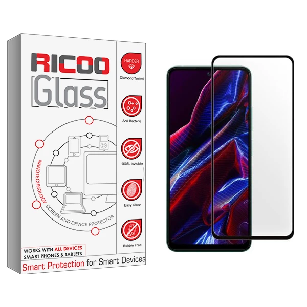 محافظ صفحه نمایش سرامیکی ریکوو مدل RC مناسب برای گوشی موبایل شیائومی Poco X5 5G