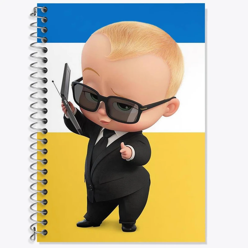 دفتر لغت 50 برگ خندالو مدل بچه رئیس Boss Baby کد 12521