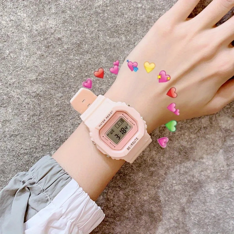 ساعت مچی دیجیتال مدل بند سیلیکونی کرنومتردار کد 2 ساعت مچی دیجیتال مدل بند سیلیکونی کرنومتردار کد 2