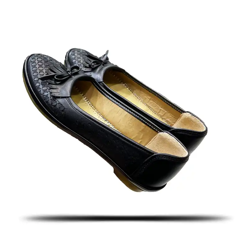 کفش زنانه مدل چرم پوش کد Bk