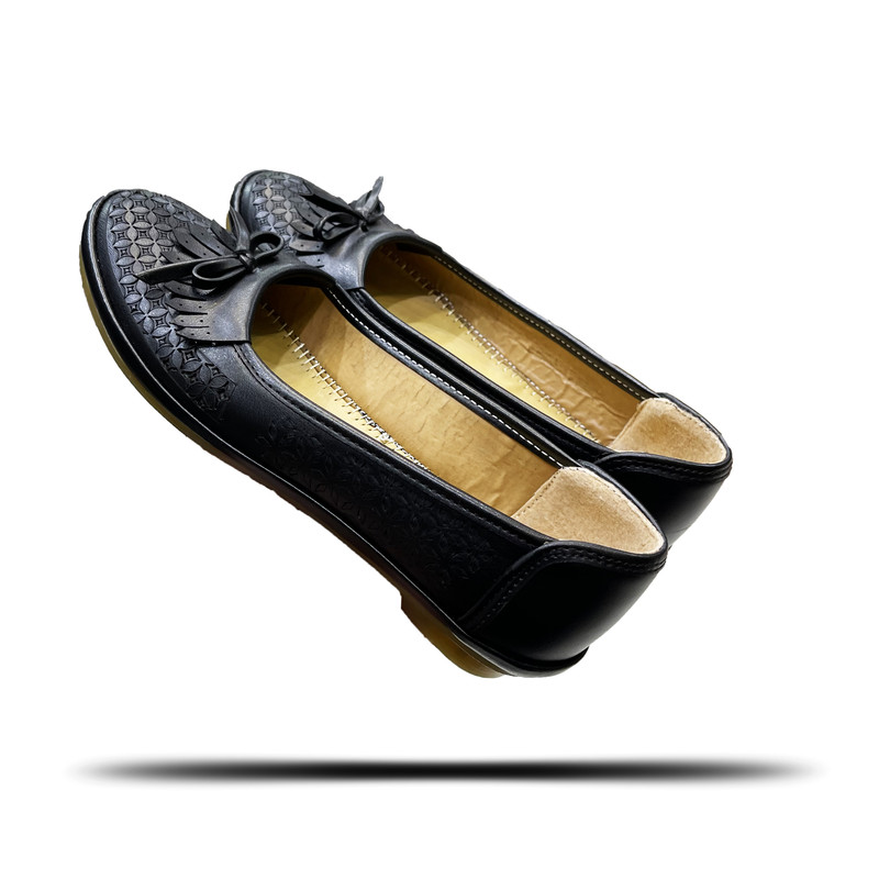 کفش زنانه مدل چرم پوش کد Bk