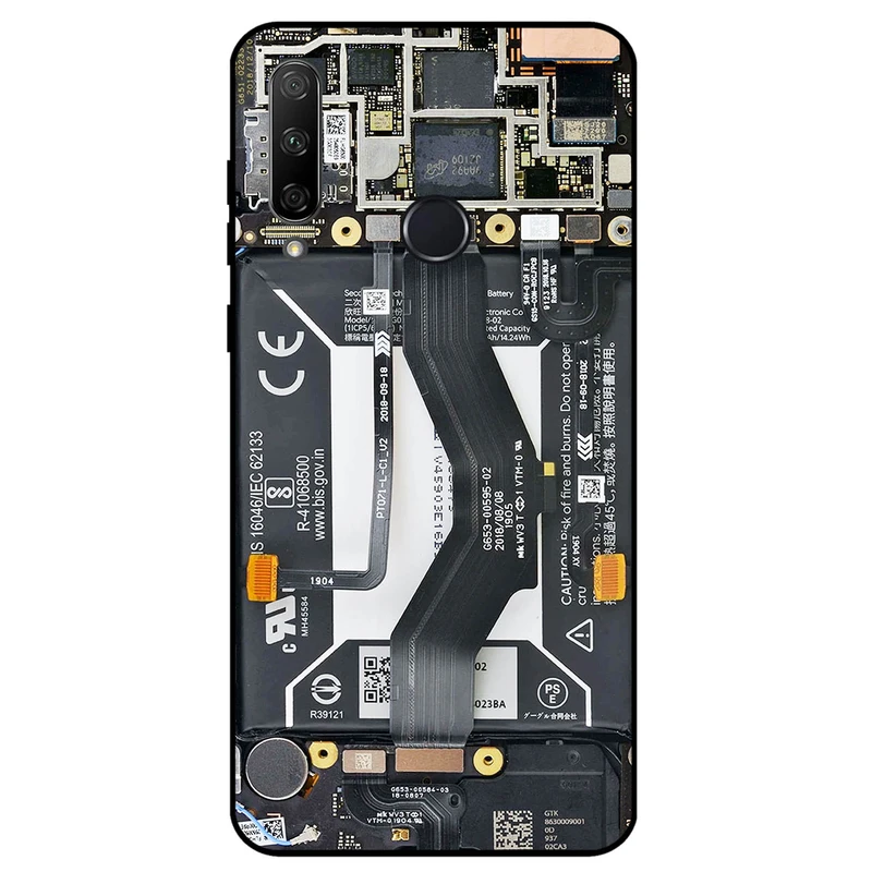 کاور مگافون طرح برد موبایل مدل 8004 مناسب برای گوشی موبایل هوآوی Y6P 2020	