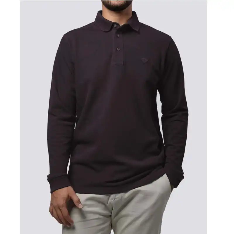 پولوشرت آستین بلند مردانه مدل SB-SS-1535