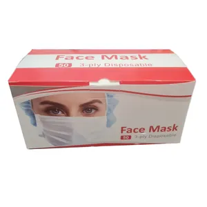 ماسک تنفسی مدل سه لایه بسته 50 عددی