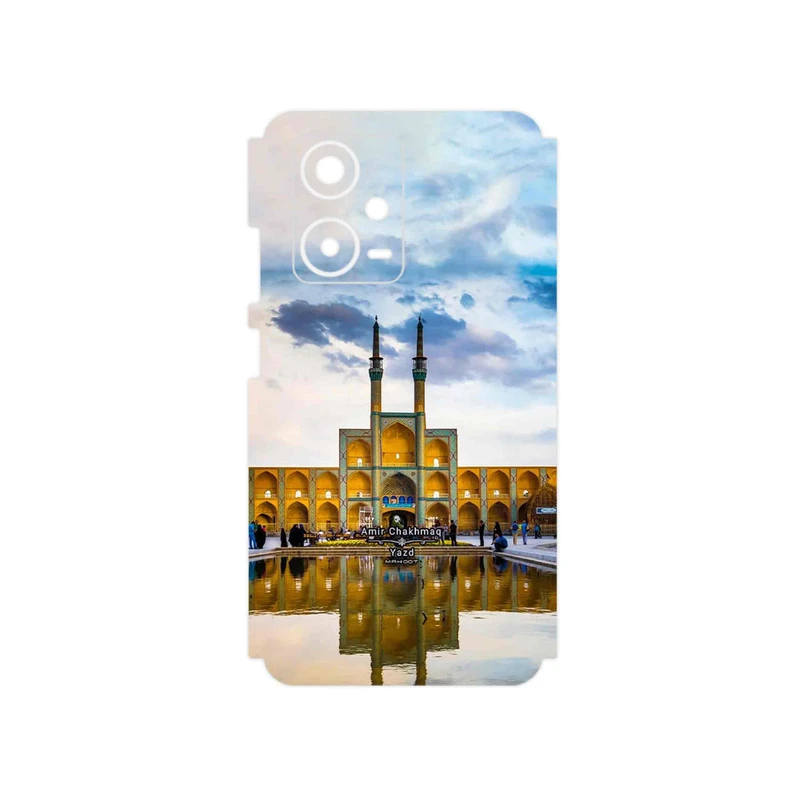 برچسب پوششی ماهوت مدل Amir Chakhmaq Square Yazd مناسب برای گوشی موبایل شیائومی Redmi Note 12 Pro Plus