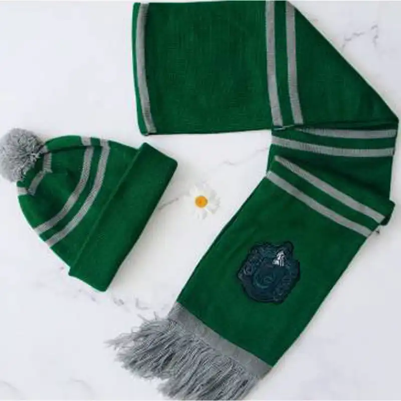 ست کلاه و شال گردن دخترانه فانتازیو مدل اسلیترین