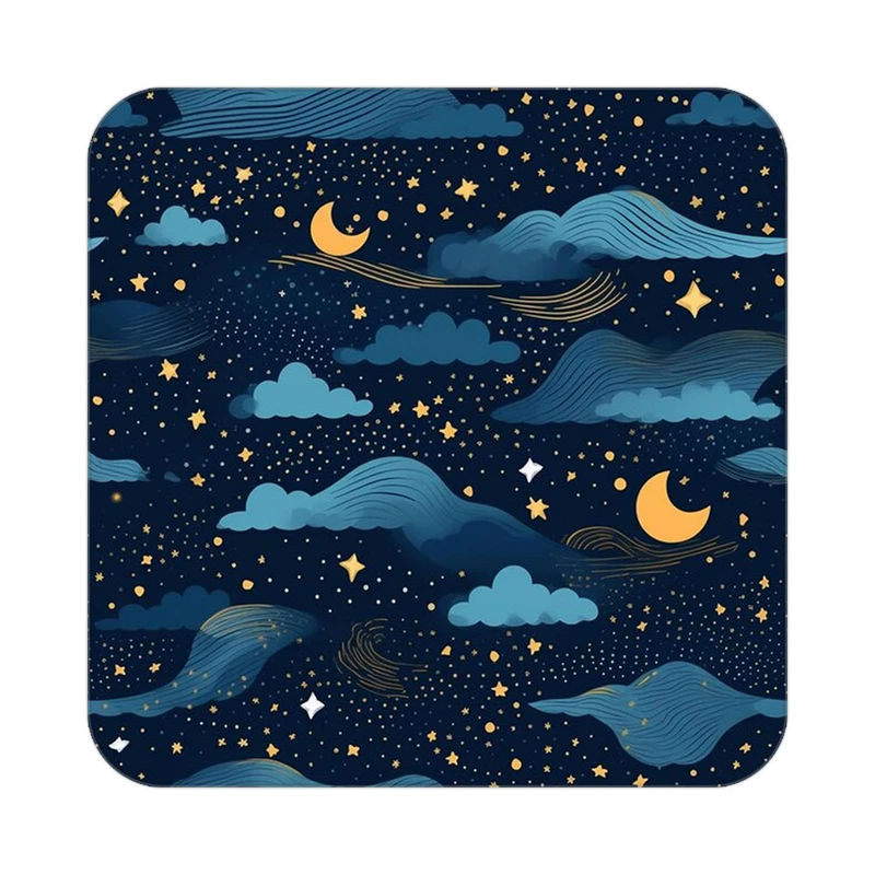 زیر لیوانی کاکتی طرح ماه و ستاره مدل mp53221