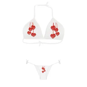 ست شورت و سوتین زنانه مدل قلب کد 61 AAA