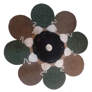 رومیزی بافتنی طرح گل کد 50003