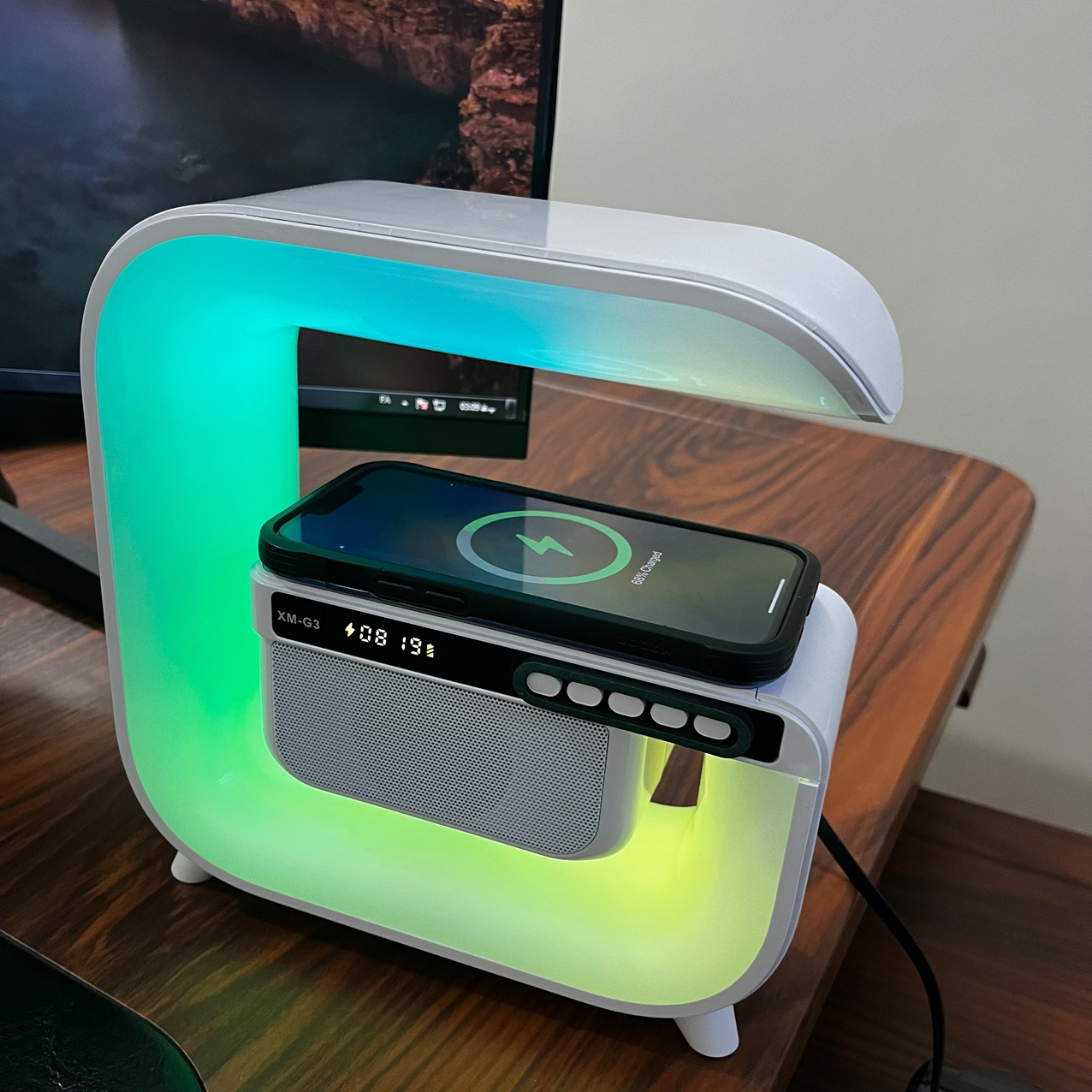 چراغ خواب مدل XM-G3 طرح اسپیکر دار