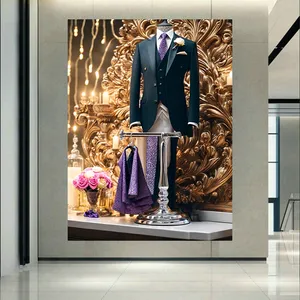 تابلو بوم طرح لباس رسمی مدل مجلل کد AR304982