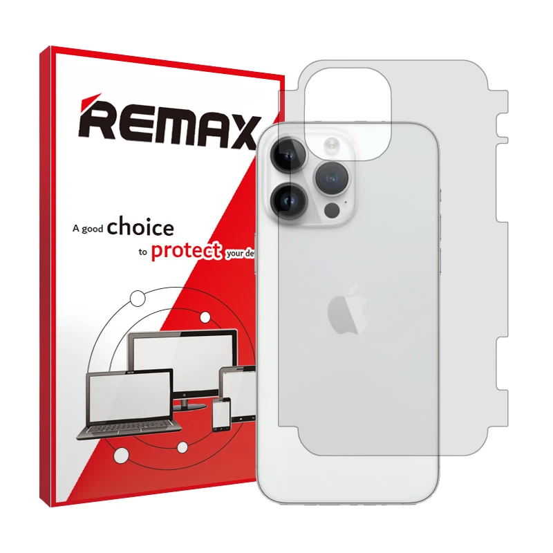 محافظ پشت گوشی شفاف ریمکس مدل HyGEL مناسب برای گوشی موبایل اپل iPhone 14 Pro Max