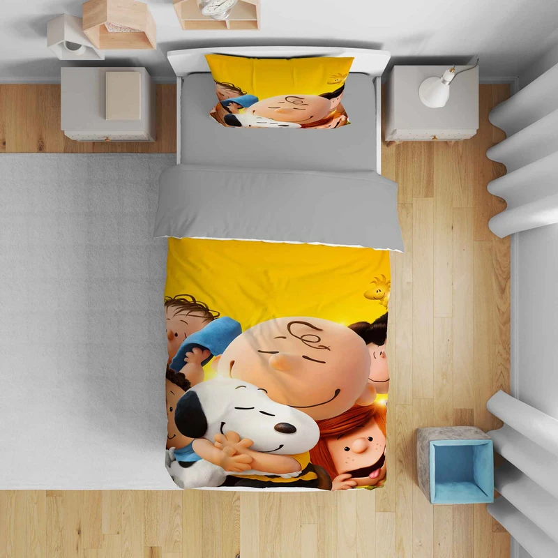 سرویس روتختی مدل کارتونی 5436 تک نفره 5 تکه