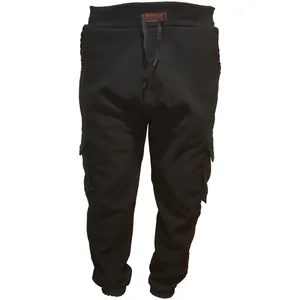 شلوار مردانه جامه آسمان آبی مدل اسلش چند جیب 0006 رنگ مشکی