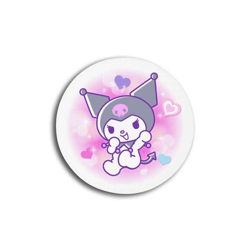زیر لیوانی مدل کرومی کیوت کد kuromi 284