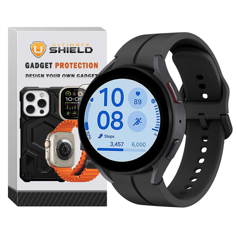 بند آلتیمیت شیلد مدل Silic ORG AC مناسب برای ساعت هوشمند سامسونگ Galaxy Watch 4 40mm / 5 40mm / 6 40mm / 7 40mm / FE 40mm