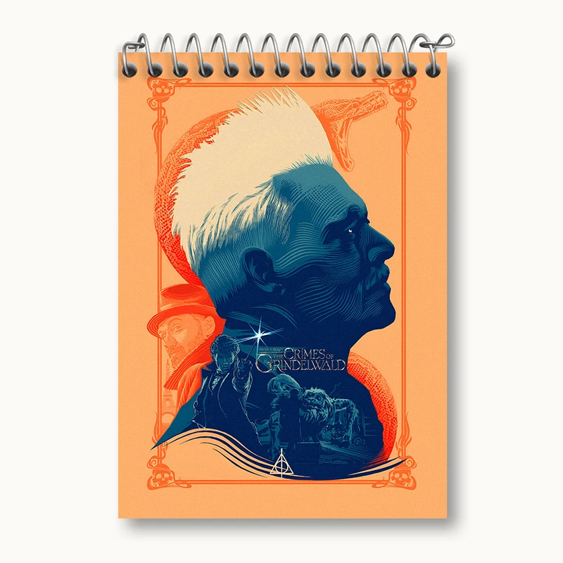 دفتر یادداشت 50 برگ خندالو طرح جنایات گریندل والد کد N5705