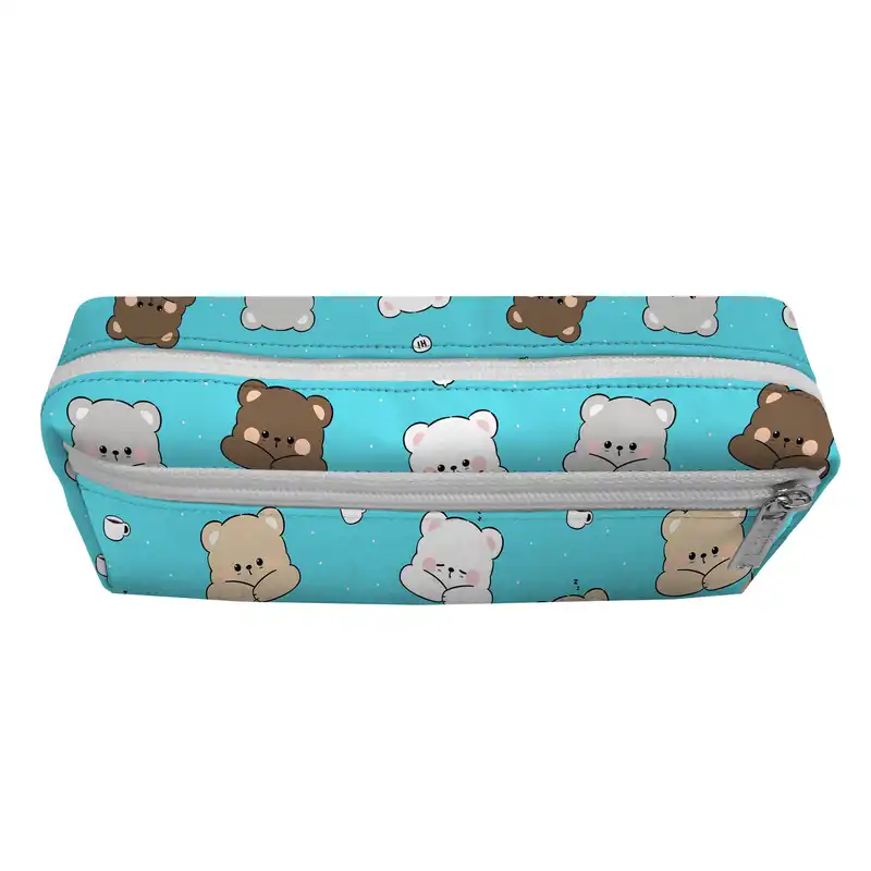 جامدادی مستر راد مدل سه زیپ طرح خرس فانتزی کد fiory 2442