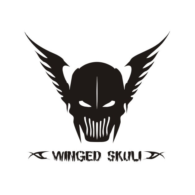برچسب بدنه خودرو لیزارد مدل اسپورت طرح winged skuli کد LZD-824