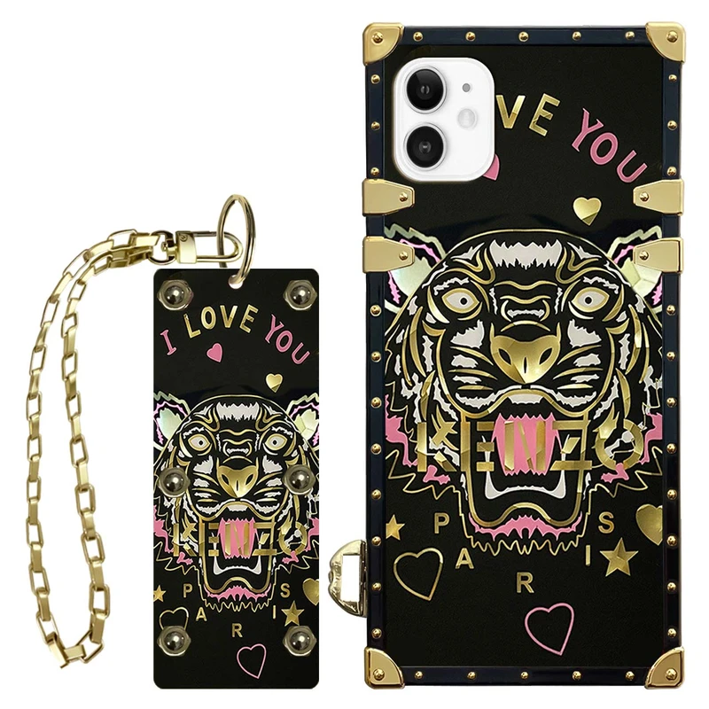 کاور مدل صندوقی کد 002 مناسب برای گوشی موبایل اپل iPhone 11 به همراه آویز