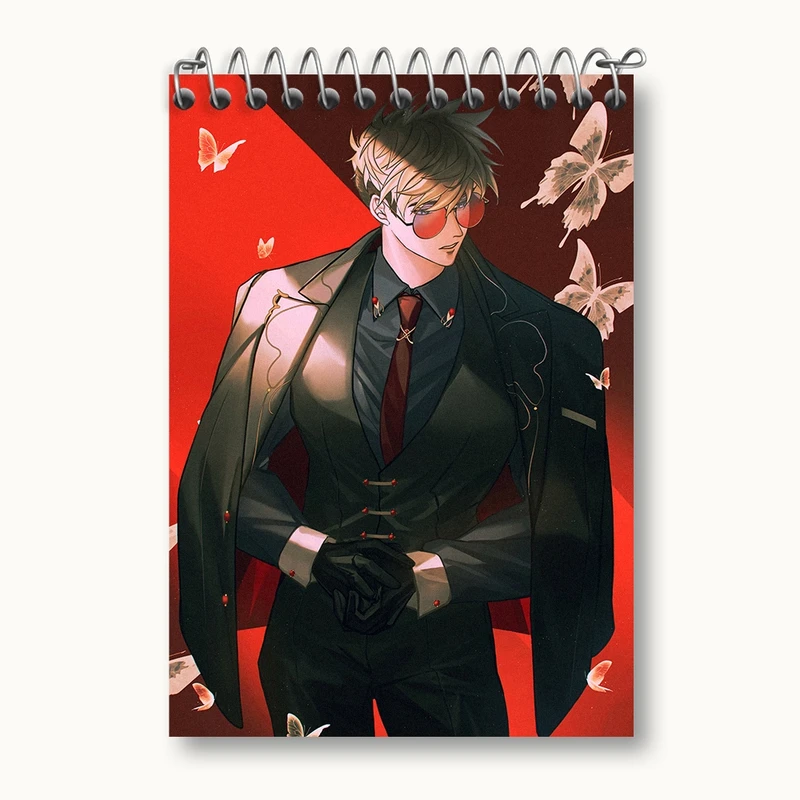 دفتر یادداشت 50 برگ خندالو مدل وش انیمه تریگان (Trigun) کد 36237