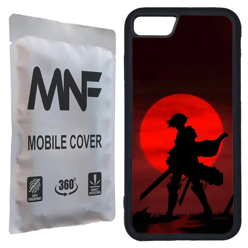 کاور ام ان اف طرح انیمه Attack On Titan کد P-262 مناسب برای گوشی موبایل اپل iPhone SE 2020 / SE 2022
