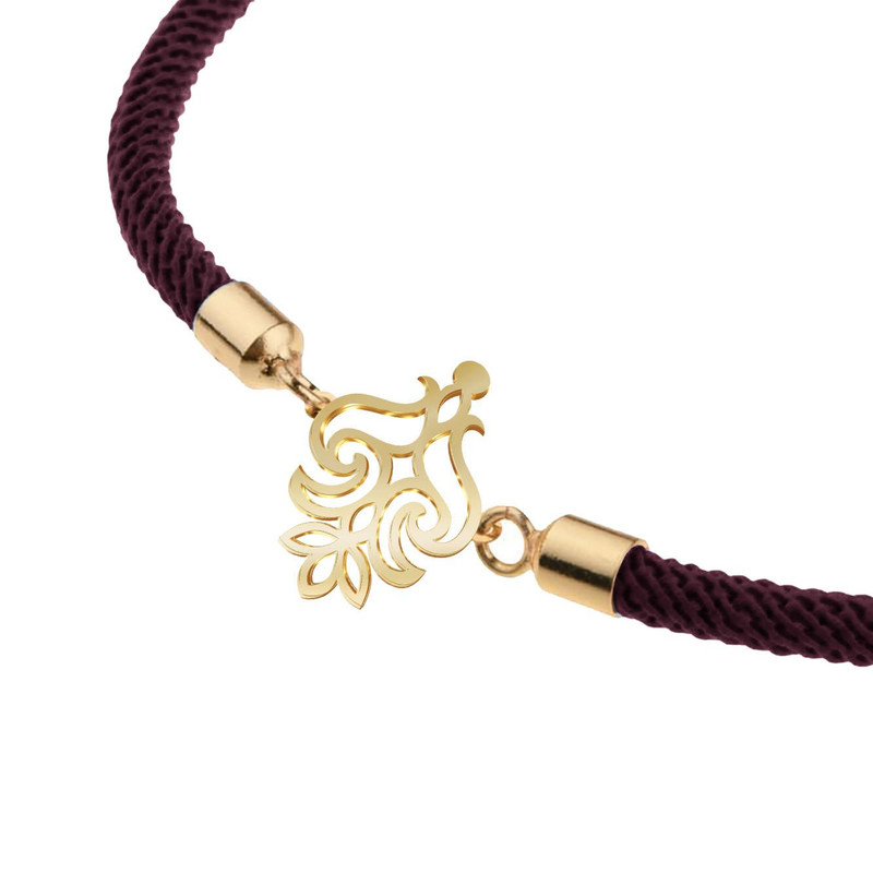 دستبند طلا 18 عیار زنانه مدوپد مدل اسلیمی کد D11-10660