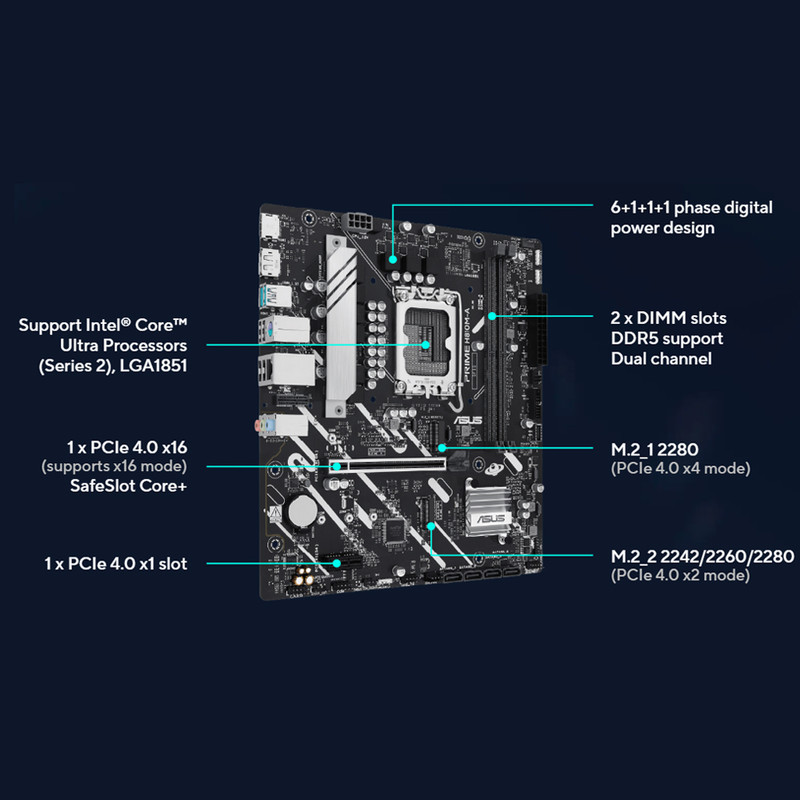 مادربرد ایسوس مدل PRIME H810M-A-CSM
