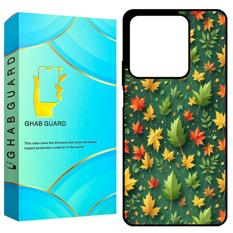 کاور قاب گارد طرح برگ پاییزی مدل GCHPN134 مناسب برای گوشی موبایل شیائومی Redmi Note 13 4G
