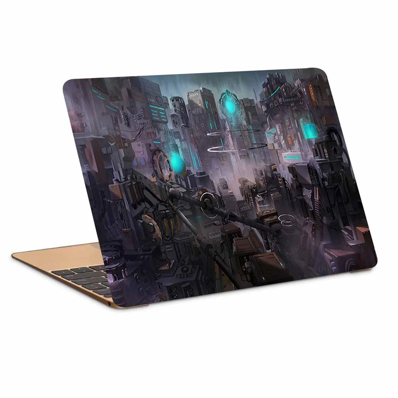 استیکر لپ تاپ طرح city art sky کد N-108 مناسب برای لپ تاپ 15.6 اینچ