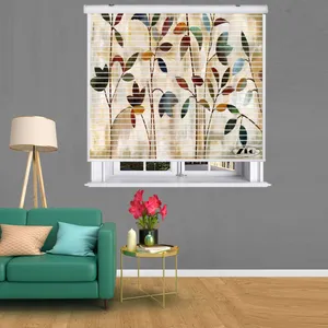  پرده زبرا زیو مدل سیلوئت 3D1454 سایز 150x150 سانتی متر