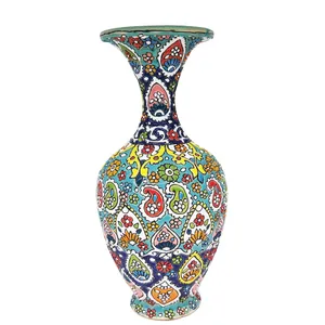 گلدان میناکاری مدل فیروزه کد 25