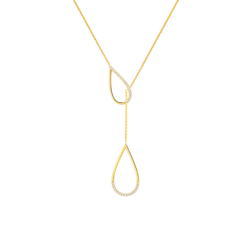 گردنبند طلا 18 عیار زنانه کیا گالری مدل NM202