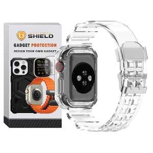 Ultimate Shield band model Transparent Shock suitable for Apple watch 40mm Series SE with cover