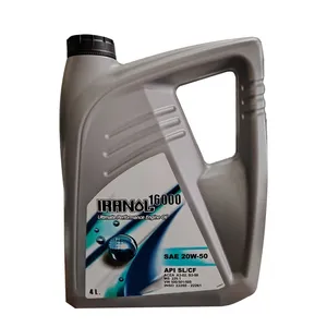 روغن موتور ایرانول مدل 16000 SL حجم 4 لیتر