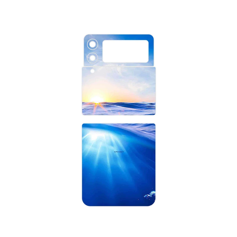برچسب پوششی ماهوت مدل Ocean مناسب برای گوشی موبایل سامسونگ Galaxy Z Flip3 5G