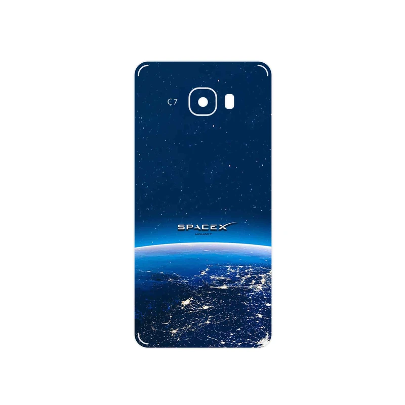 برچسب پوششی ماهوت مدل Space X مناسب برای گوشی موبایل سامسونگ Galaxy C7