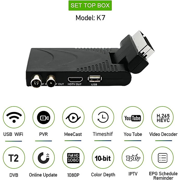 گیرنده دیجیتال DVB-T مدل X-K7-666