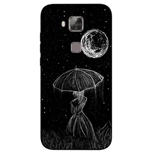 Megafone Girl and Moon 1369 Cover For Huawei G8