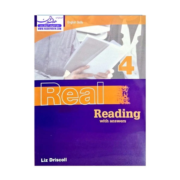 کتاب real reading level 4 (c1) english skills اثر جمعی از نویسندگان انتشارات هدف نوین