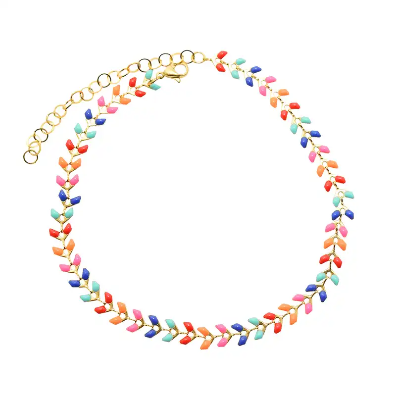 پابند زنانه دلنار گالری مدل تیغ ماهی